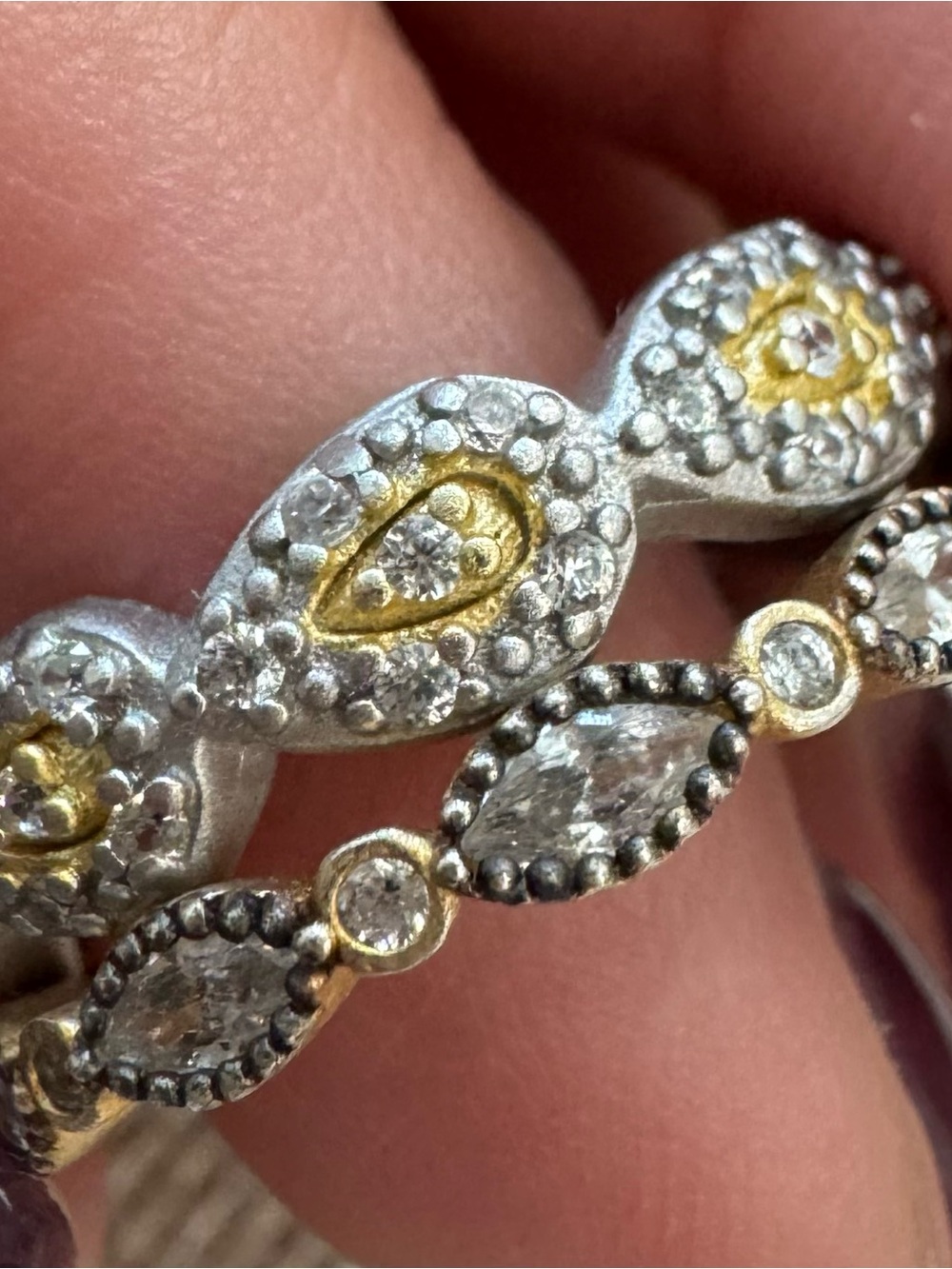 Freida Rothman Ring Stack set of two